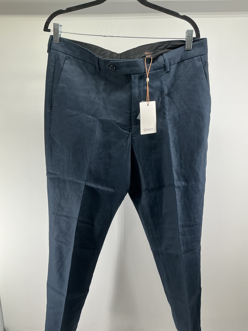 100% European Linen Tailored Dress Pants